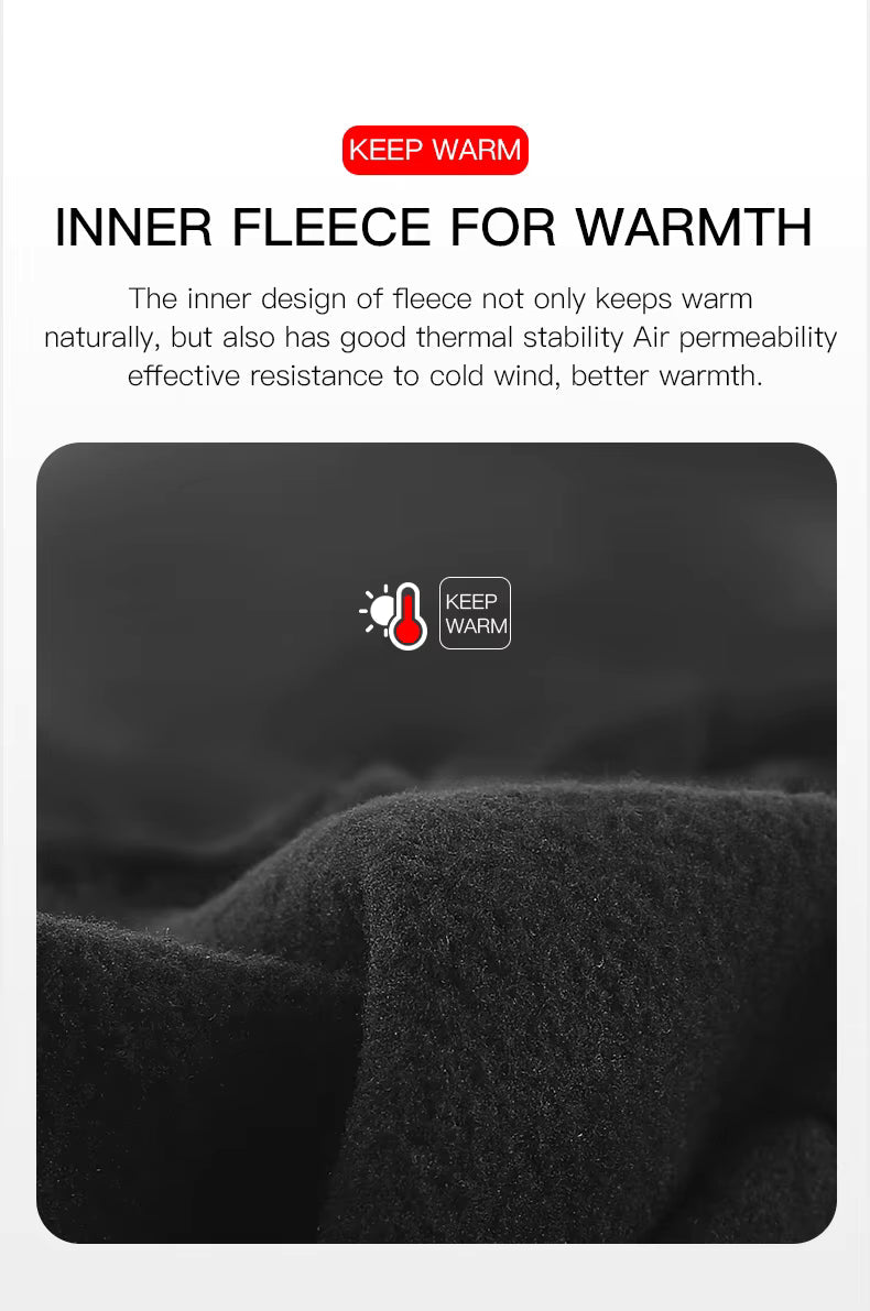 Winter Thermal Touchscreen Gloves - Windproof Cycling Riding Mitts