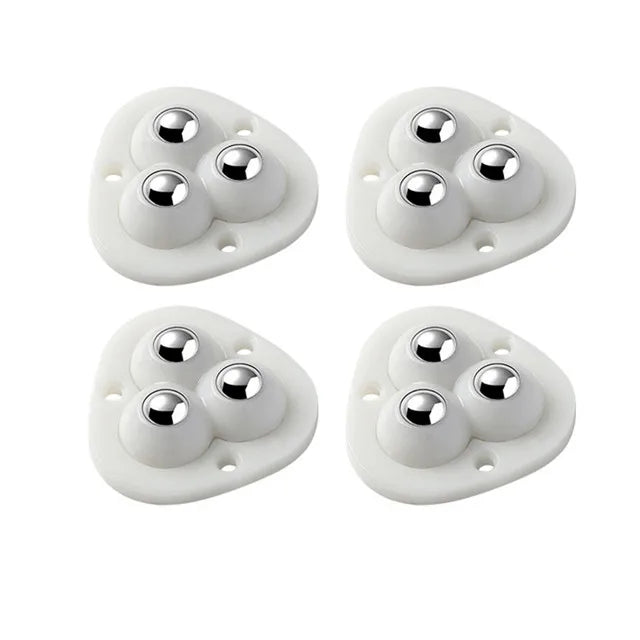 Adhesive 360 Rotating Caster Wheels - Heavy Duty Furniture Rollers
