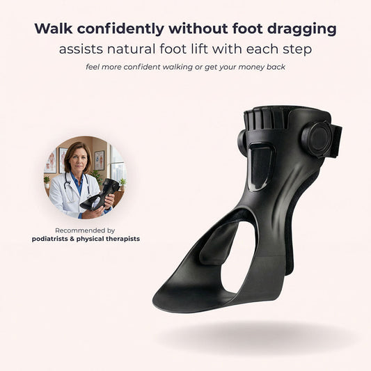 Adjustable Ankle Foot Orthosis Brace Drop Foot Toe Lift Splint