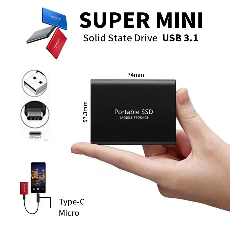 Portable External SSD – High-Speed Storage Drive for Backup & Travel