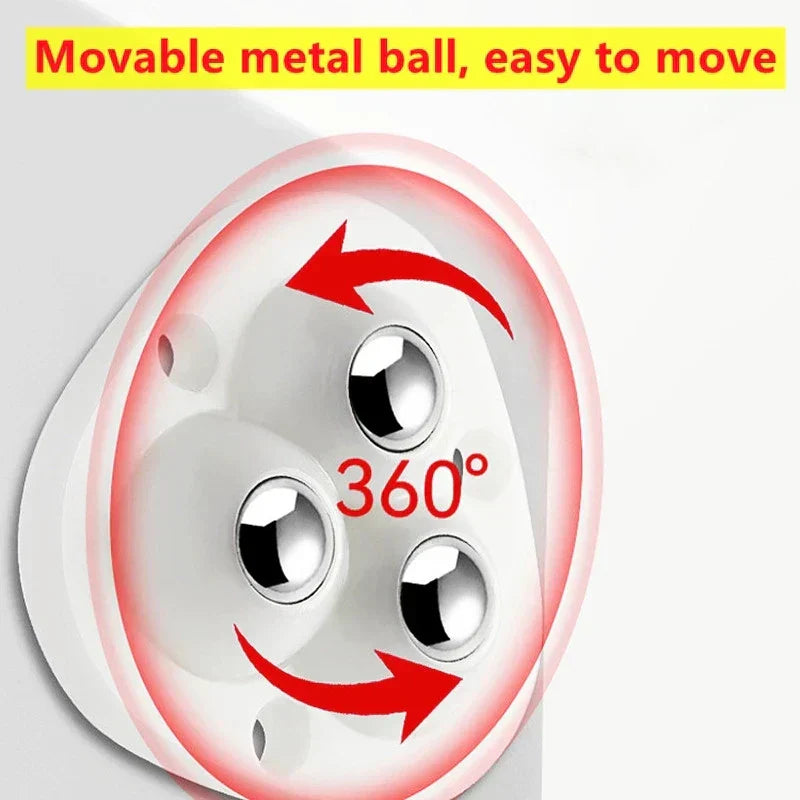 Adhesive 360 Rotating Caster Wheels - Heavy Duty Furniture Rollers