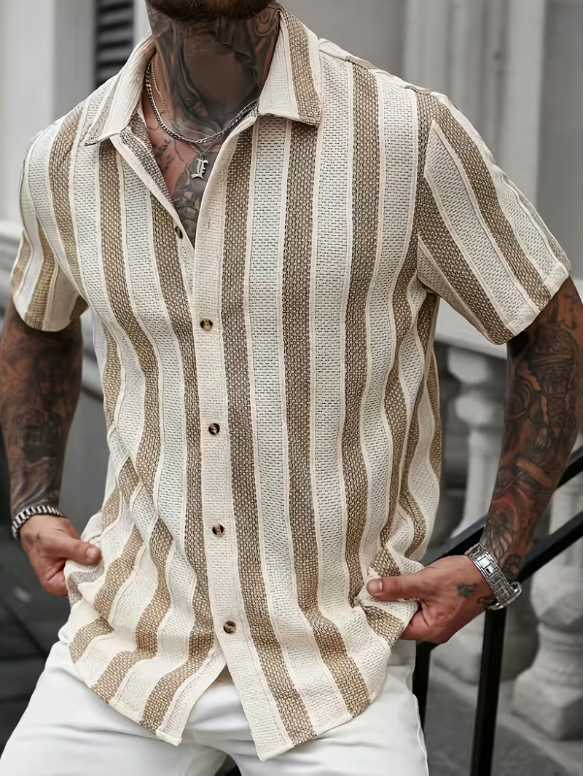 Ryan – Men’s Lightweight Woven Summer Shirt