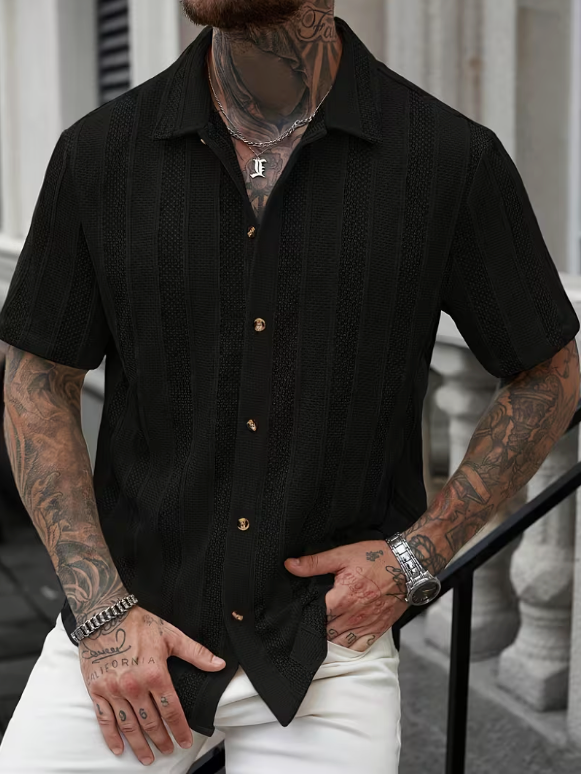 Ryan – Men’s Lightweight Woven Summer Shirt
