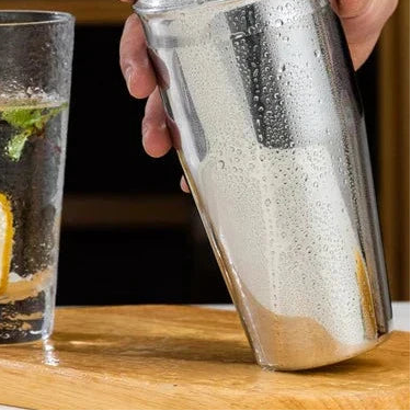 Cocktail Shaker Set with Stand