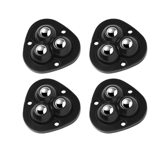 Adhesive 360 Rotating Caster Wheels - Heavy Duty Furniture Rollers