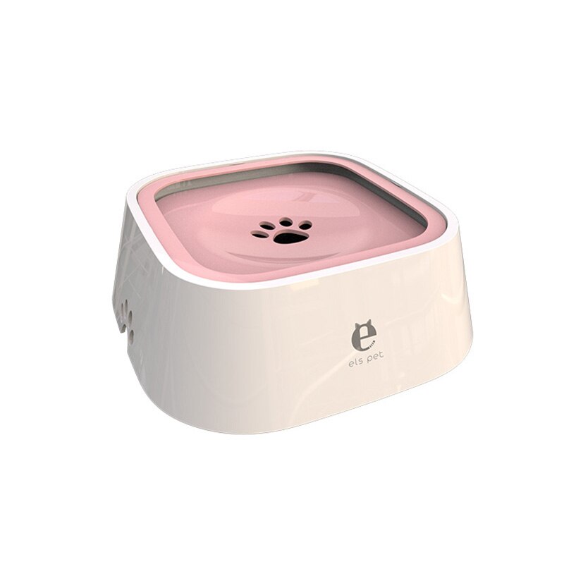 Splash-Free Dog Water Bowl - Floating Disk No Spill Slow Feeder