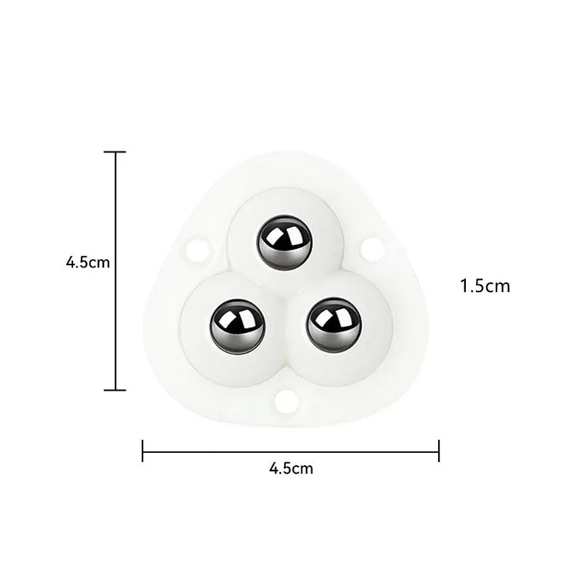 Adhesive 360 Rotating Caster Wheels - Heavy Duty Furniture Rollers
