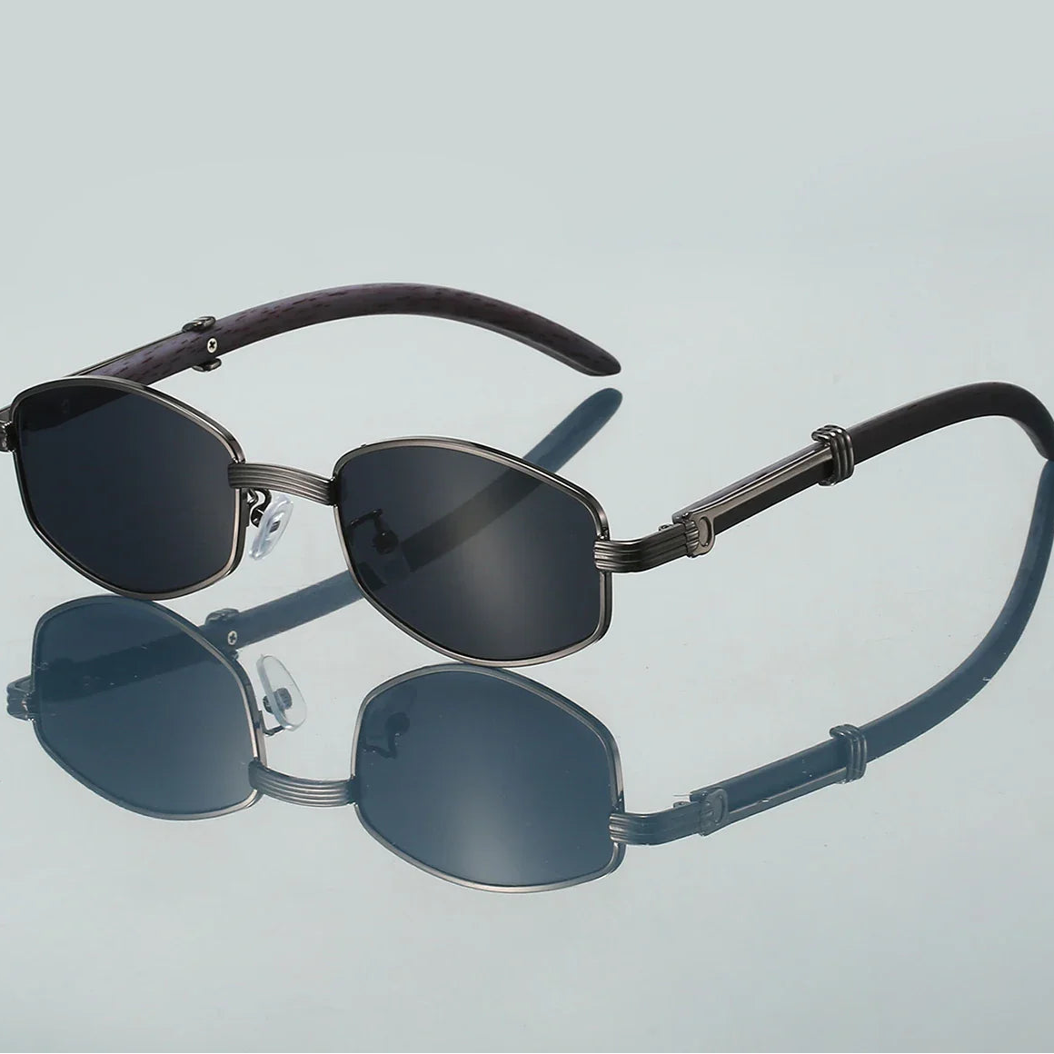 Vintage Hexagon Sunglasses for Women