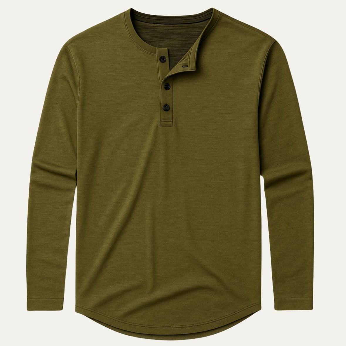 Men’s Band Collar Polo Shirt