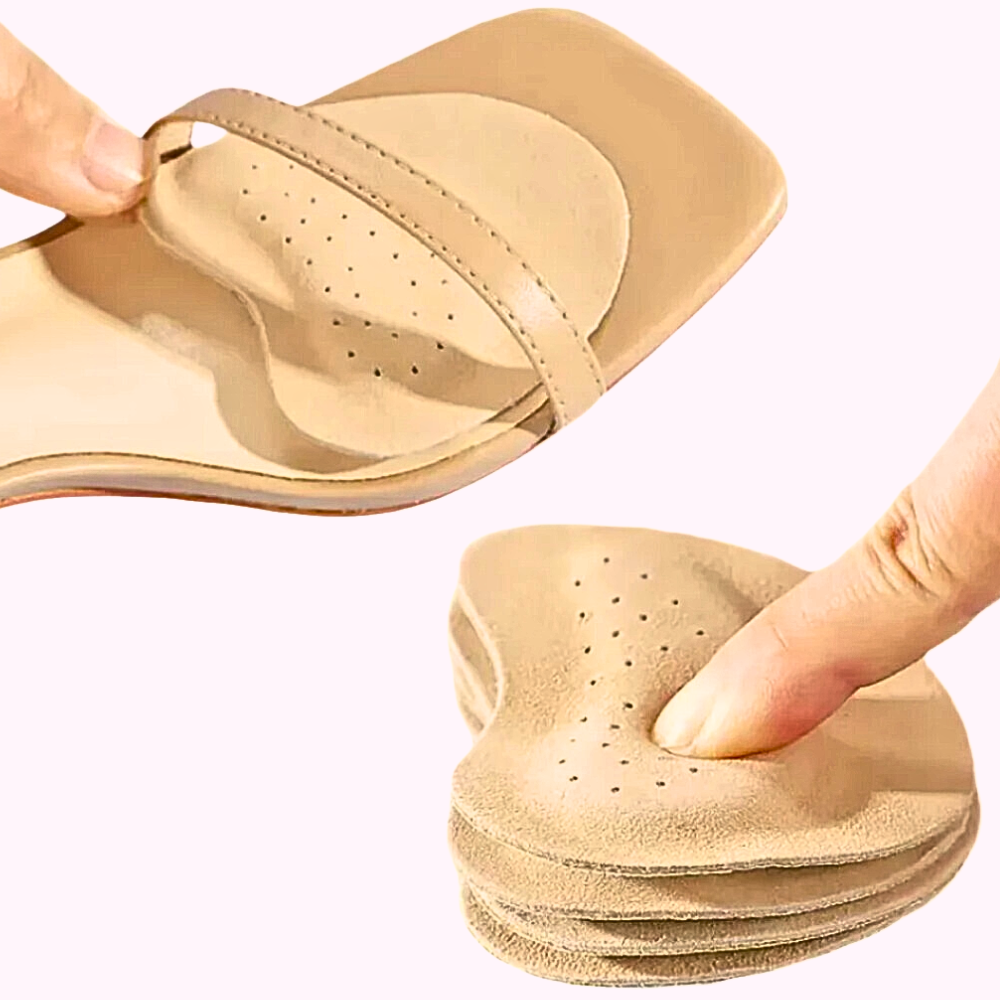 Cushioned Forefoot Pads - Metatarsal Heel Inserts Sandals 2 Pair