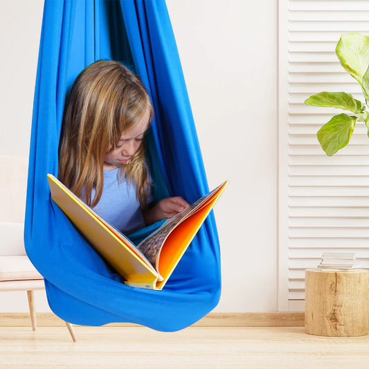 Kids Cotton Hanging Hammock for Indoor Relaxation