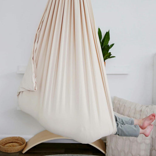 Kids Cotton Hanging Hammock for Indoor Relaxation