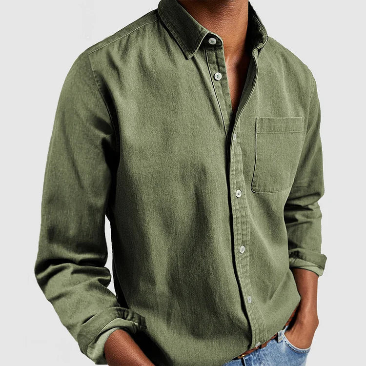 Men’s Premium Casual Button-Up Shirt