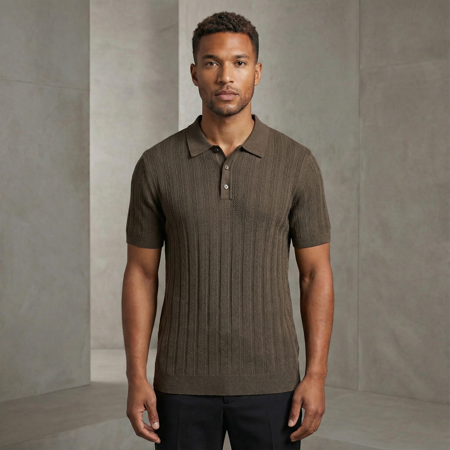 Logan Knit Polo Shirt