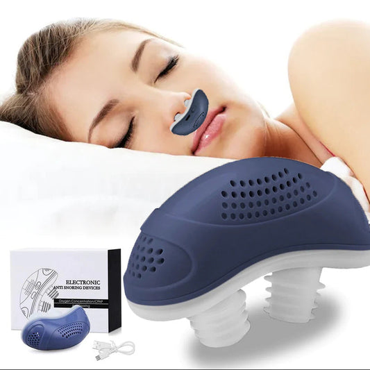 Compact Micro CPAP Travel Device for Snoring Relief & Better Sleep