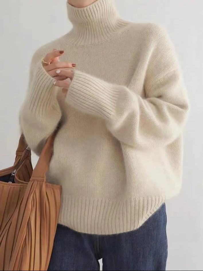 Cashmere Turtleneck Sweater for Women – Soft, Warm & Timeless
