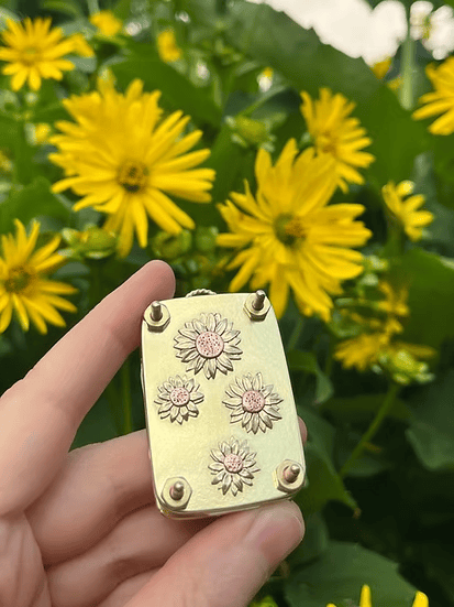 Mini Flower Press - Pocket Botanical Herbarium Keepsake Maker