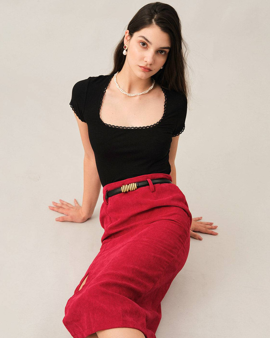 Women’s Skinny Leather Belt