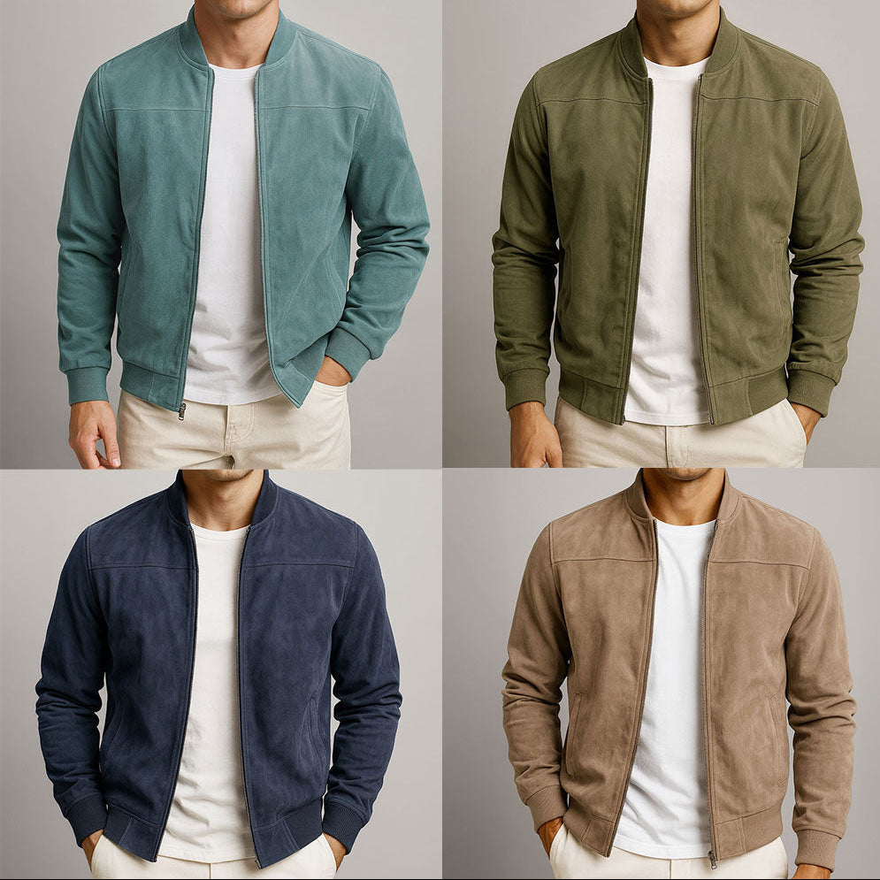 Men’s Minimalist Zip Jacket – Modern Lightweight Everyday Layer