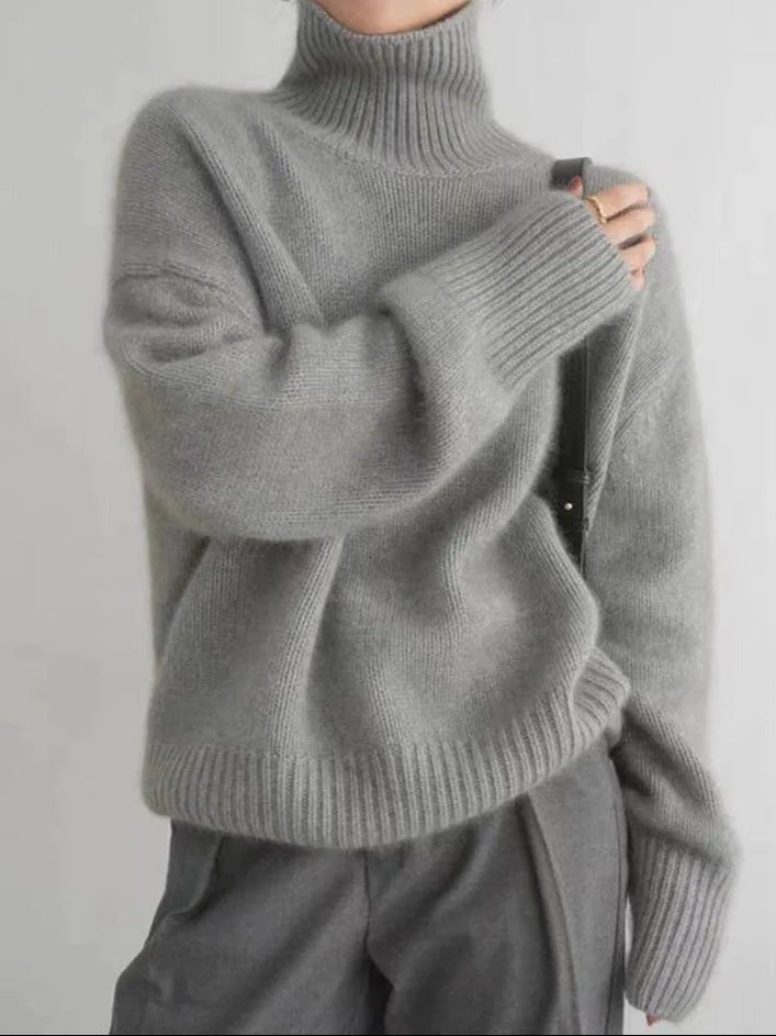 Cashmere Turtleneck Sweater for Women – Soft, Warm & Timeless