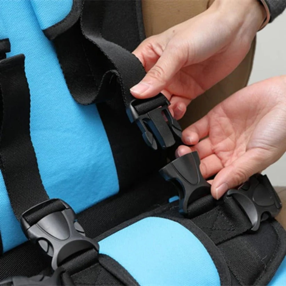 Portable Child Travel Car Seat Harness - 5 Point Booster Safety