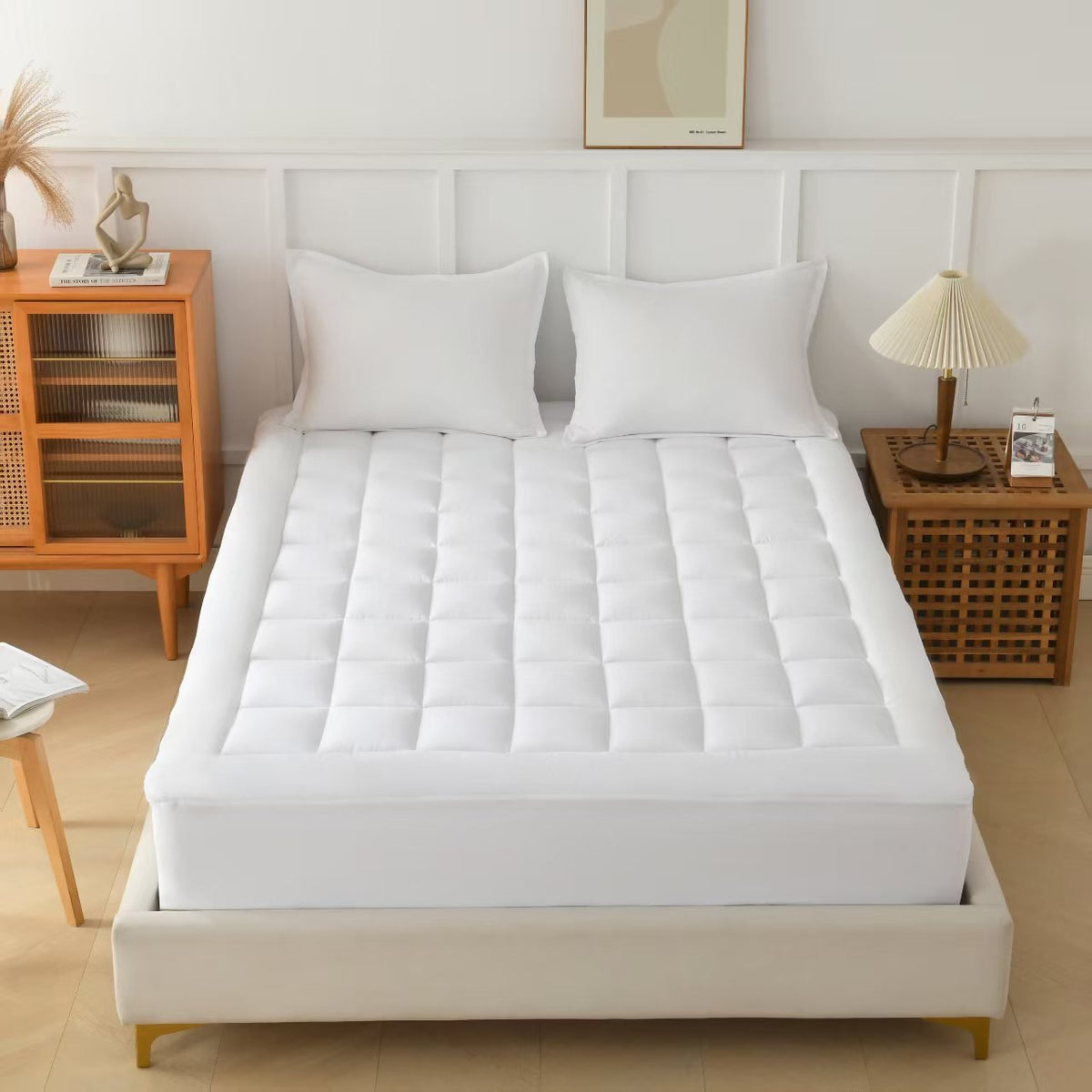 Cooling Mattress Topper with Deep-Pocket Fit