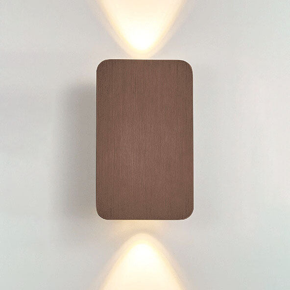 Nordic LED Wall Sconce – Modern Rectangular Glass Wall Light (2-Light)