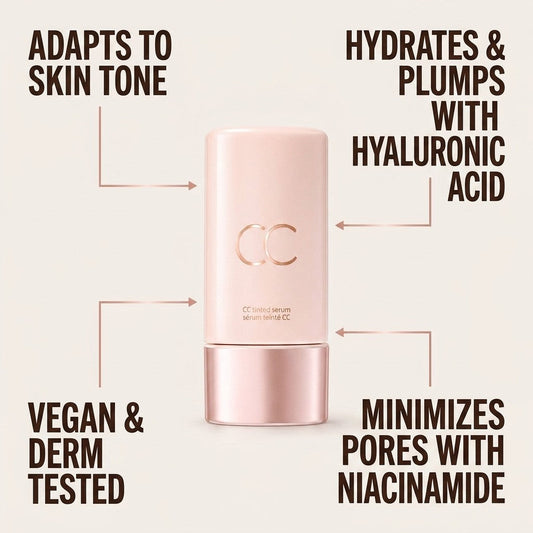 Color Correcting Tinted Serum - CC Coverage with Niacinamide