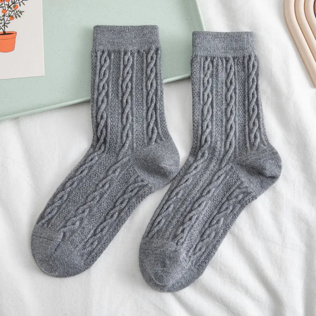 Women's Cozy Bunny Wool-Blend Socks