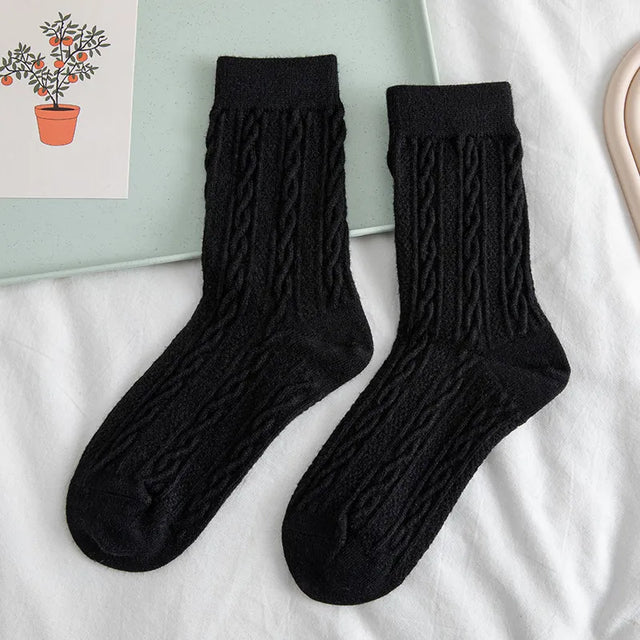 Women's Cozy Bunny Wool-Blend Socks
