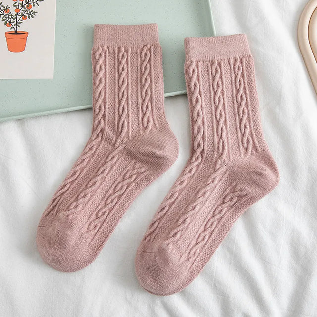 Women's Cozy Bunny Wool-Blend Socks