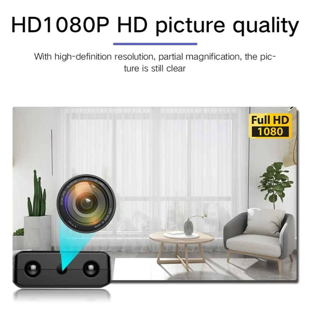 Compact HD WiFi Camera with Audio and Night Vision