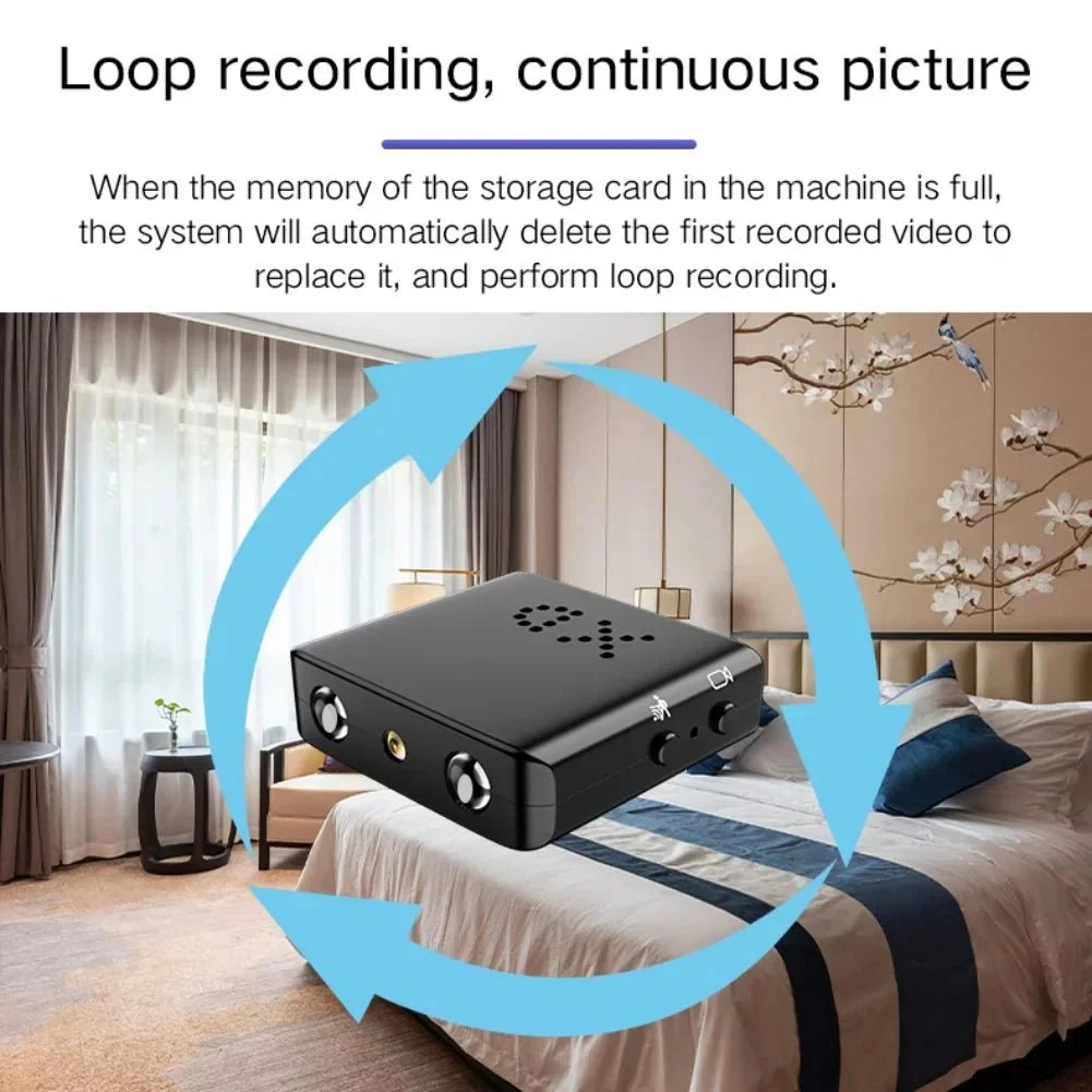 Compact HD WiFi Camera with Audio and Night Vision