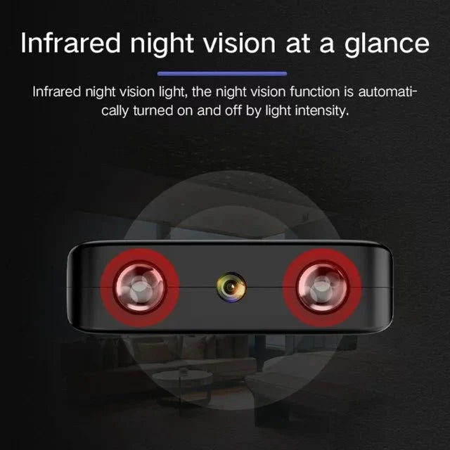 Compact HD WiFi Camera with Audio and Night Vision