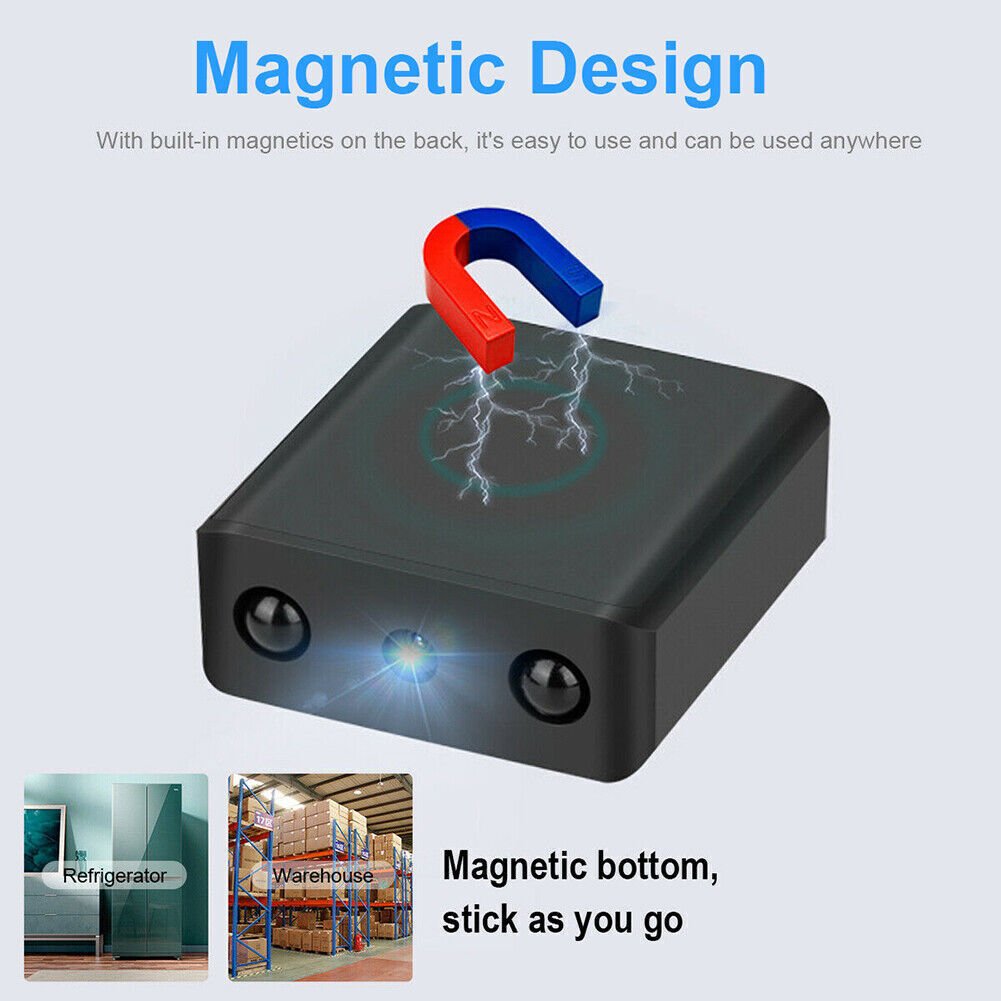 Compact HD WiFi Camera with Audio and Night Vision
