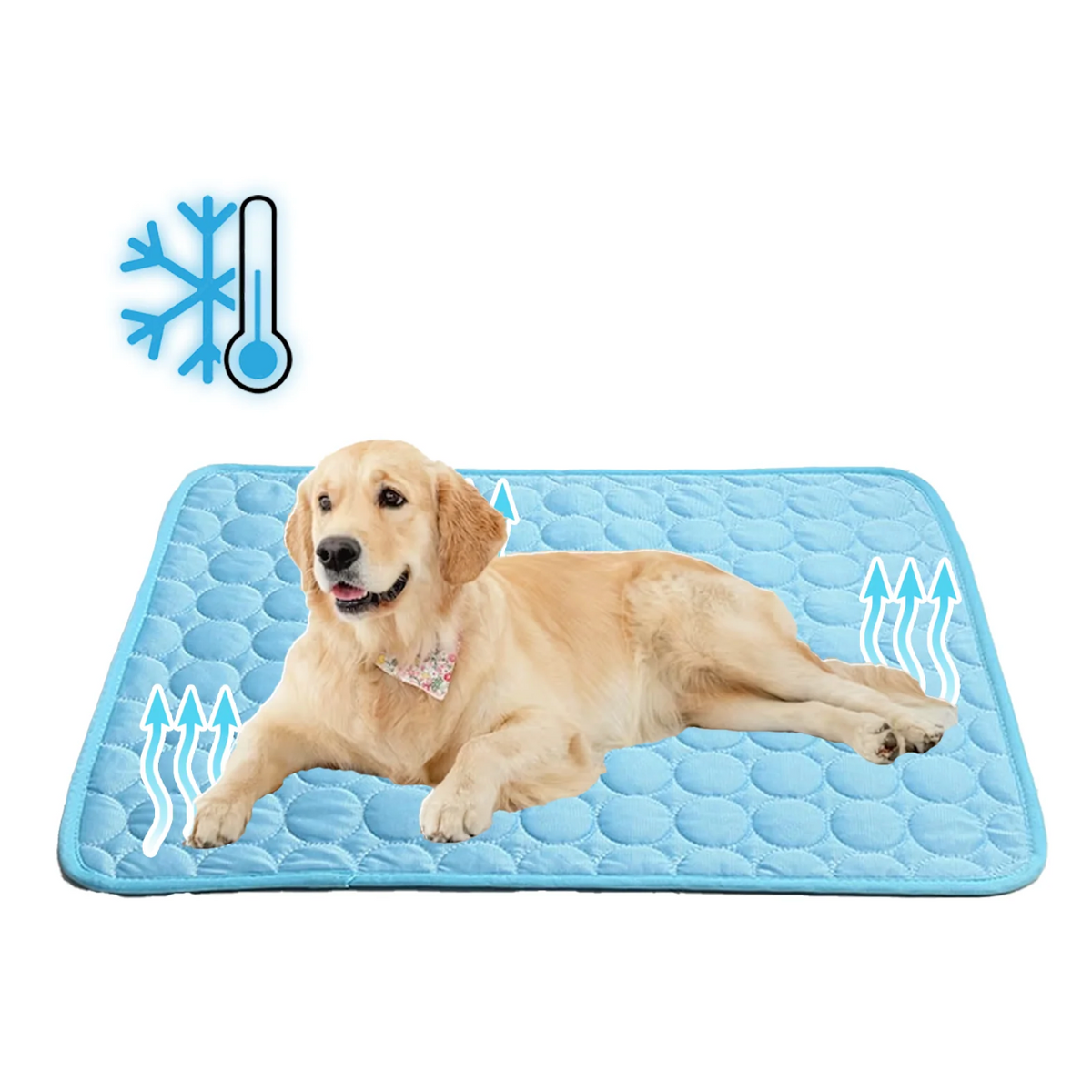 Self Cooling Pet Mat - Pressure Activated Dog Cooling Pad Gel
