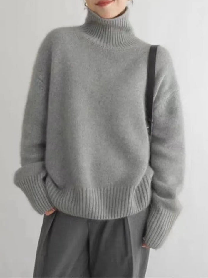 Cashmere Turtleneck Sweater for Women – Soft, Warm & Timeless