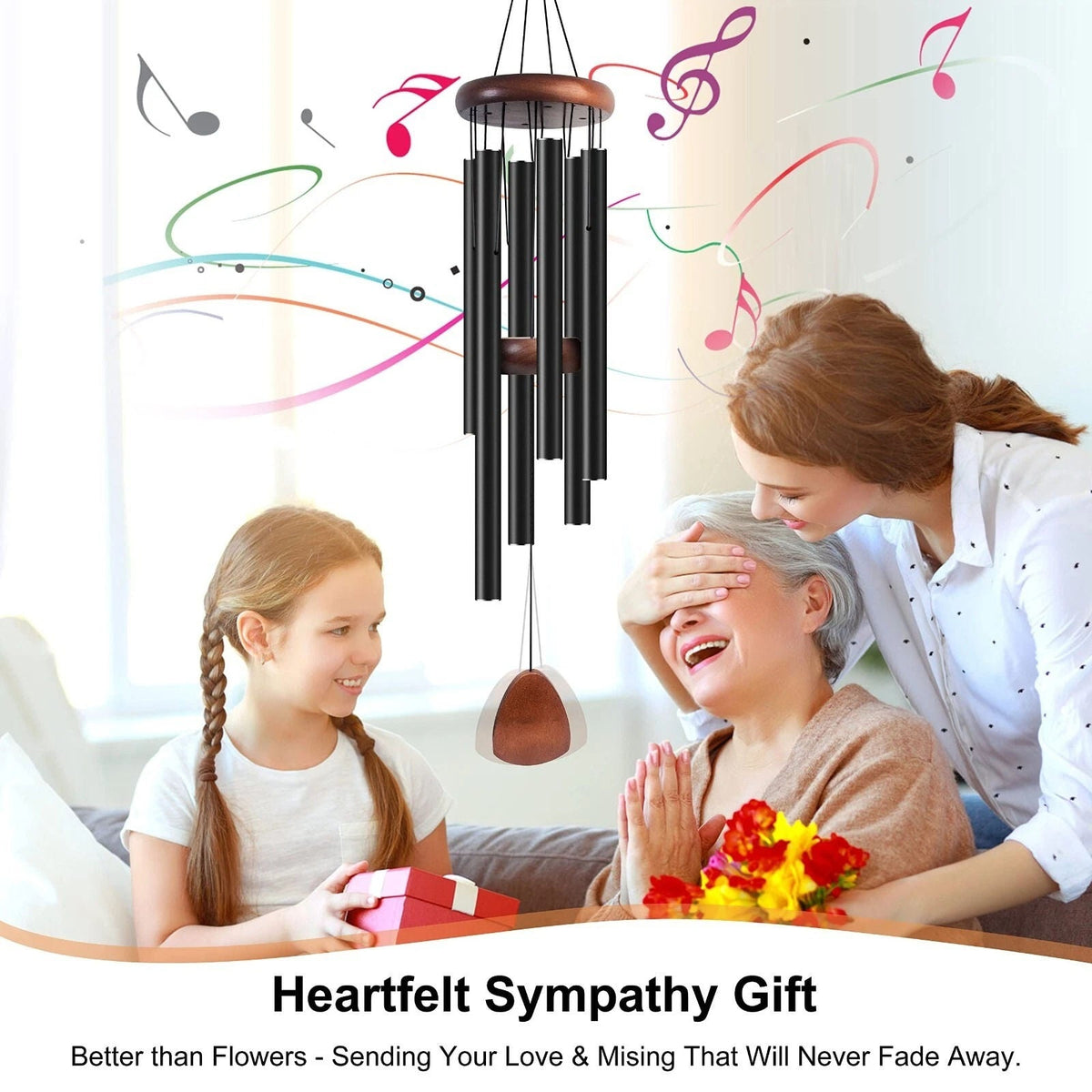 Deep Tone Aluminum Outdoor Wind Chimes