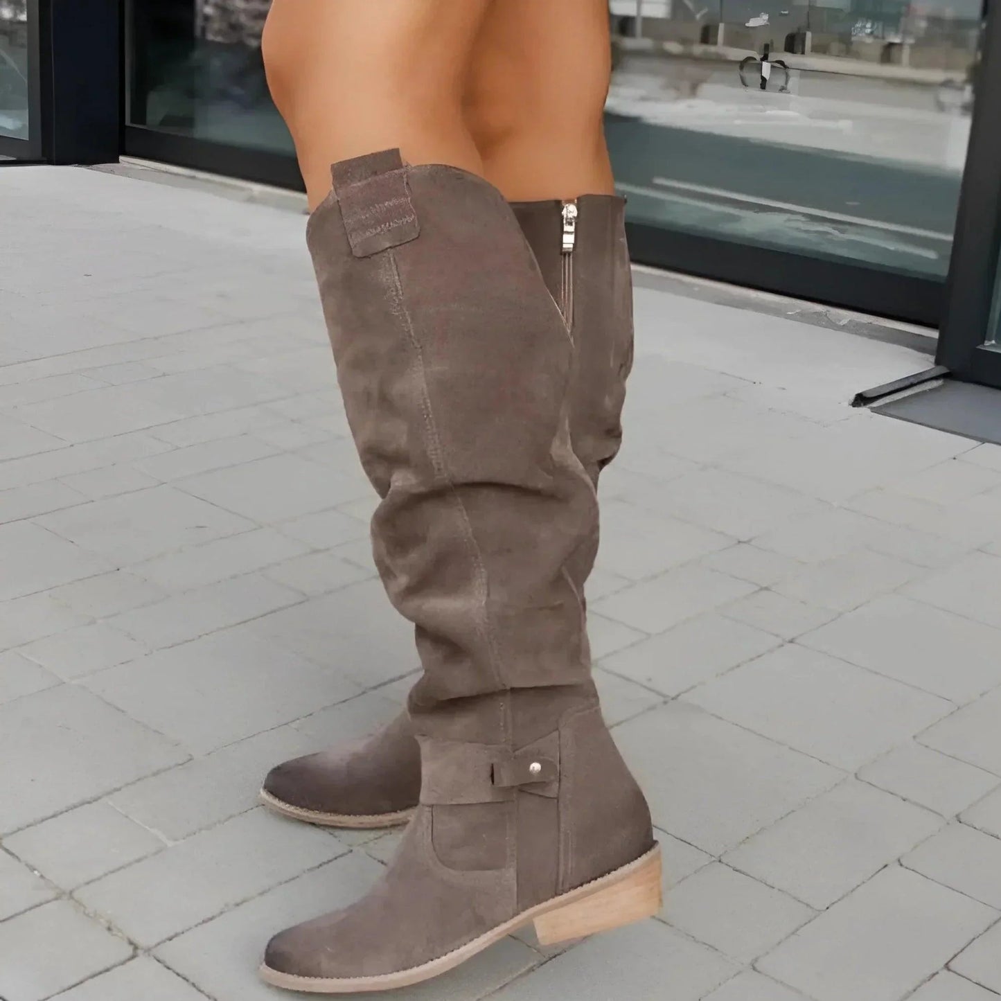 Women’s Leather Look Ankle Boots