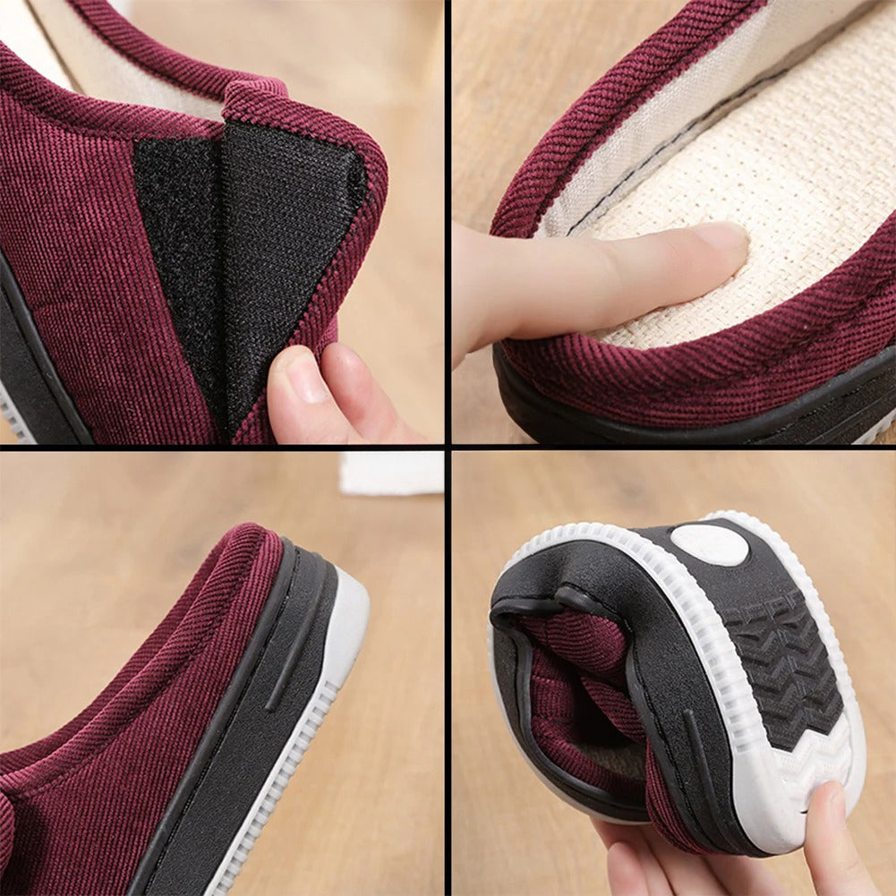 Women’s Extra Wide Adjustable Comfort Slippers