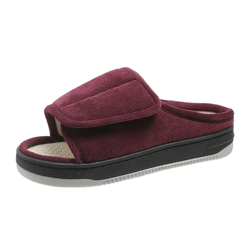 Women’s Extra Wide Adjustable Comfort Slippers
