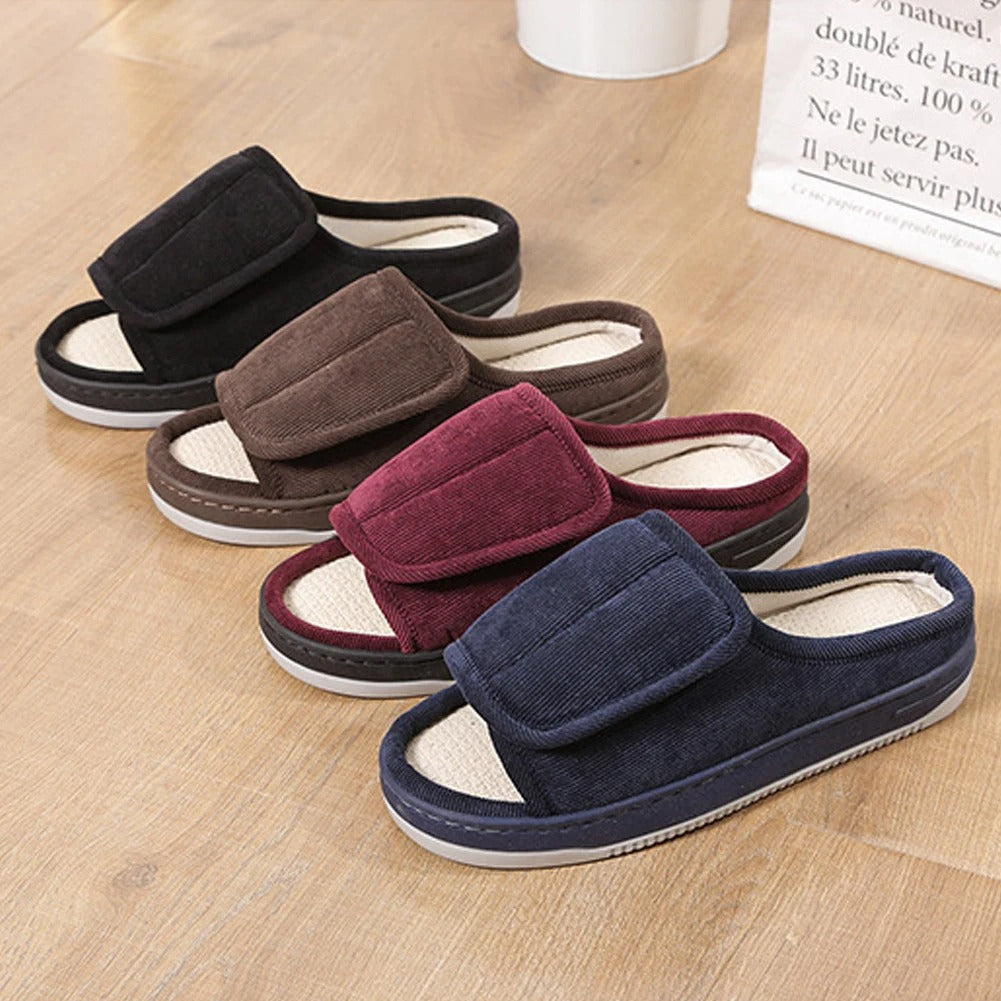 Women’s Extra Wide Adjustable Comfort Slippers