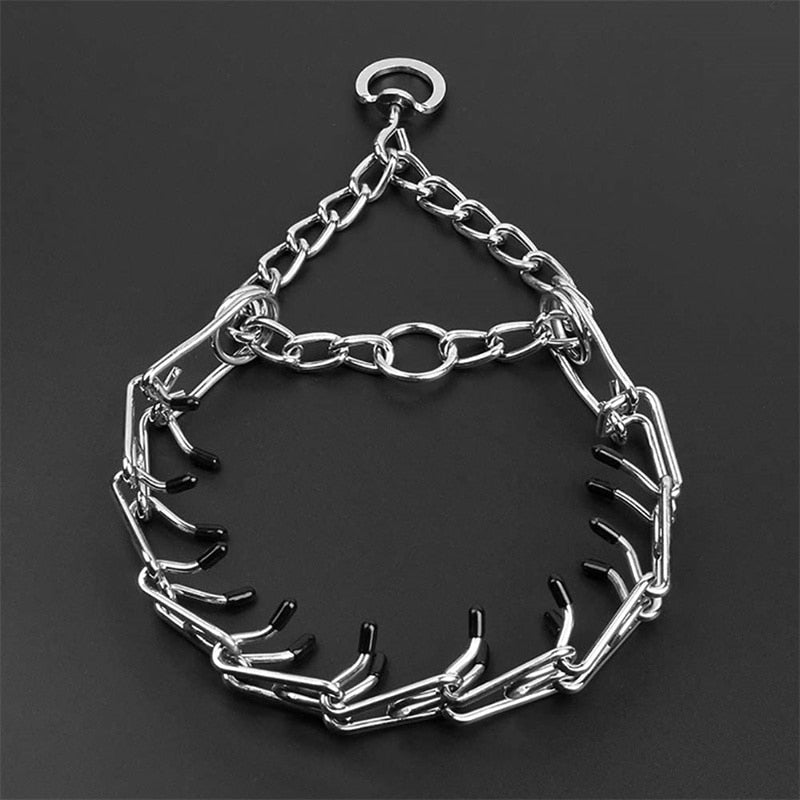 Adjustable Rubber-Tipped Dog Training Collar