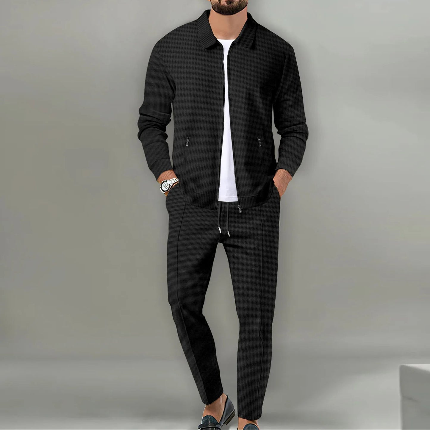Men’s Linen Set – Summer Shirt & Pants Lightweight Outfit