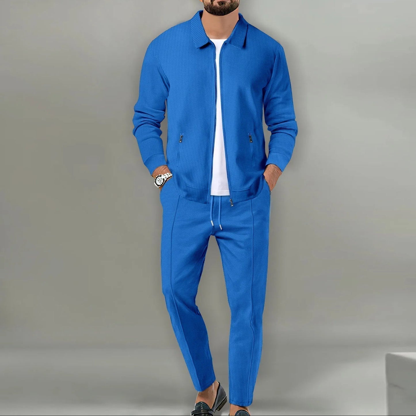 Men’s Linen Set – Summer Shirt & Pants Lightweight Outfit