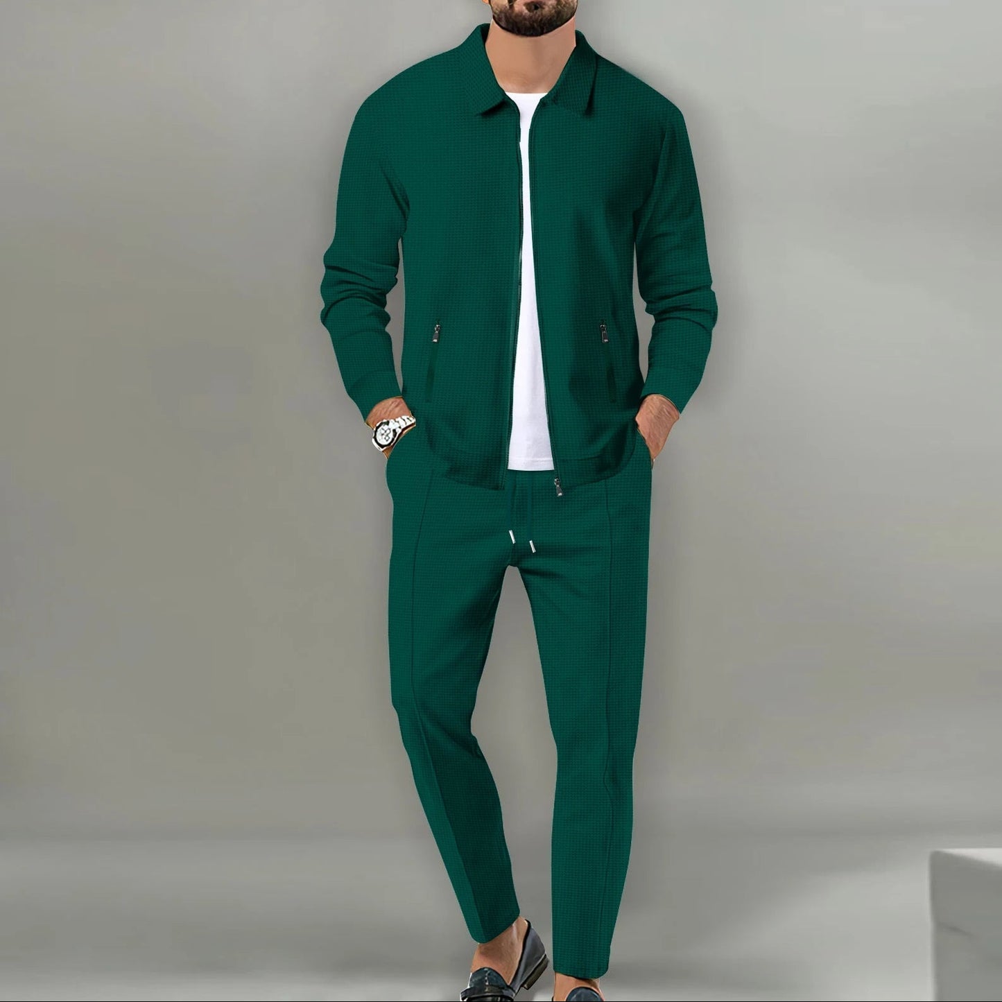 Men’s Linen Set – Summer Shirt & Pants Lightweight Outfit