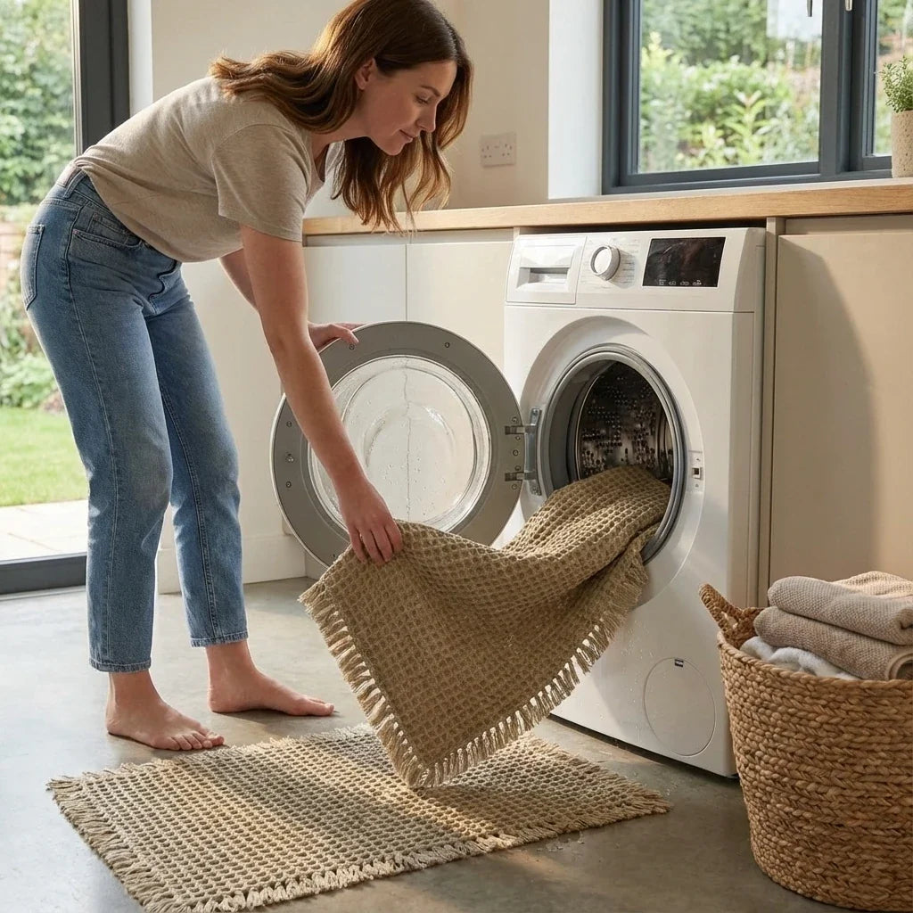 Quick-Dry Waffle Weave Bath Mat