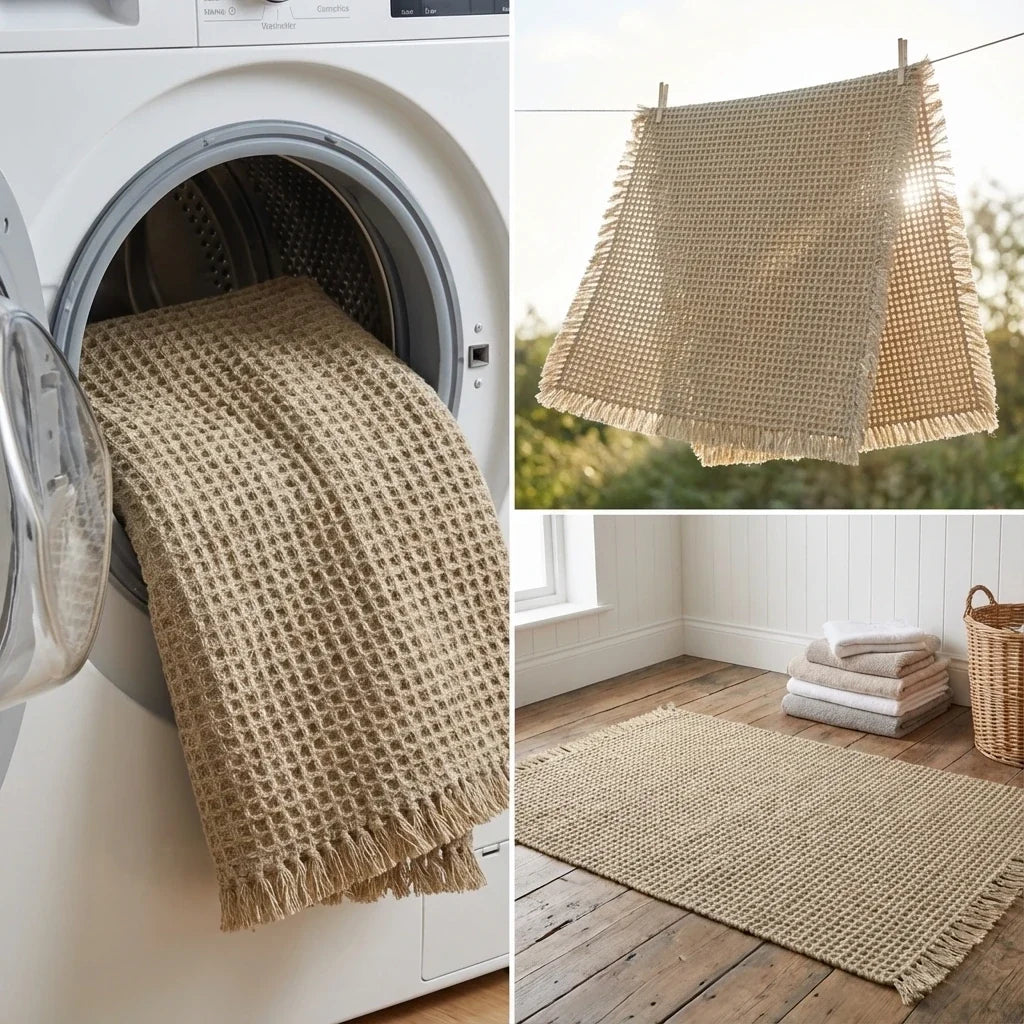 Quick-Dry Waffle Weave Bath Mat