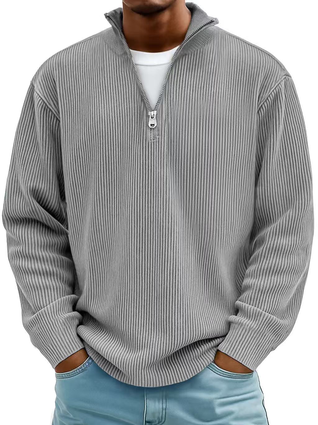 Men’s Half-Zip Knit Pullover