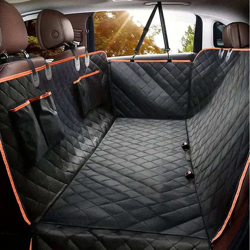 Dog Car Seat Cover – Waterproof Pet Protector with Safety Leash